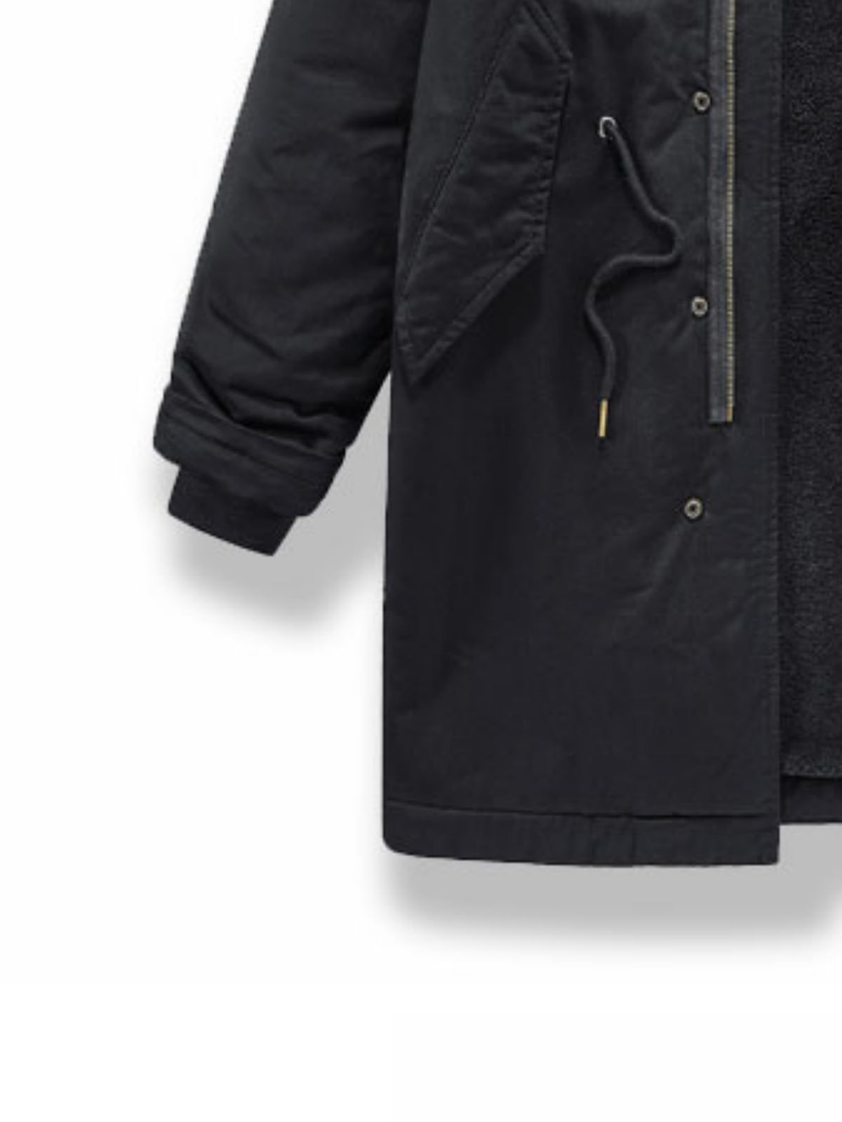 Manteau pour homme, polaire, à capuche, kaki