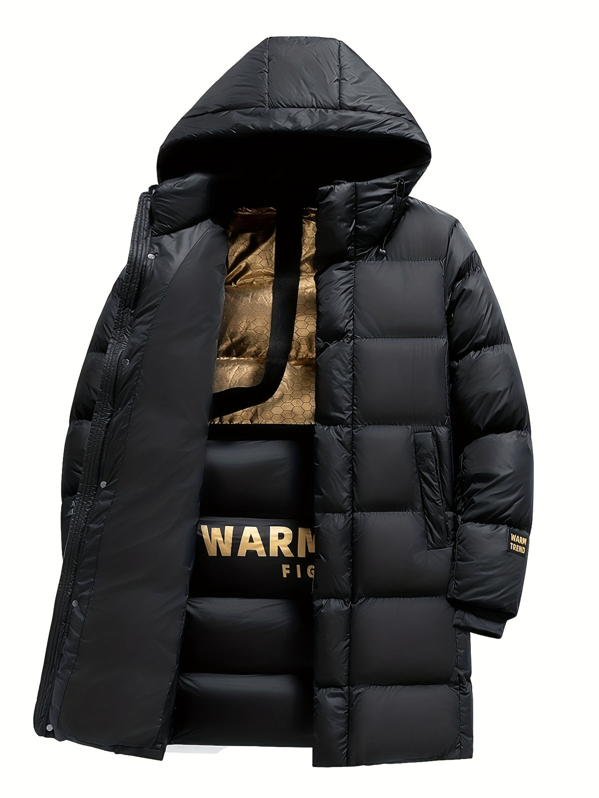 Manteau pour homme, à capuche, modele 6
