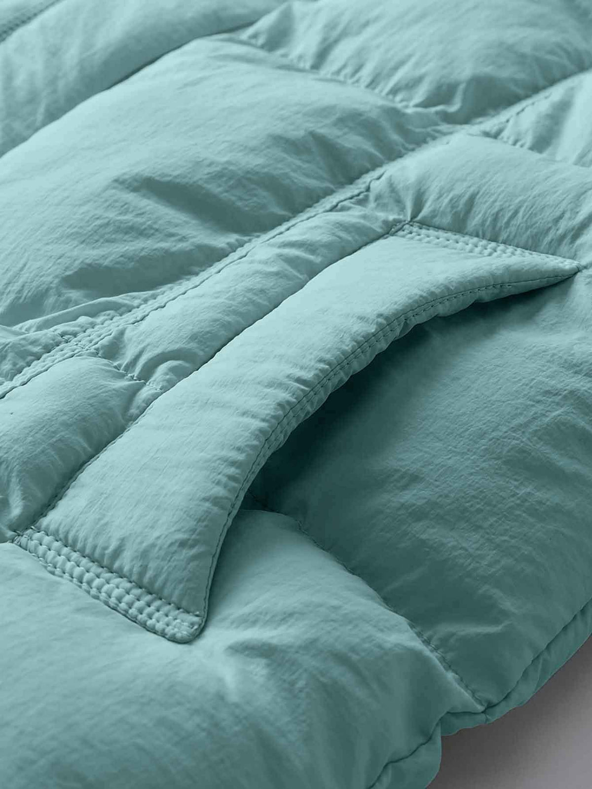 Veste matelassée pour homme, à col montant, blanc