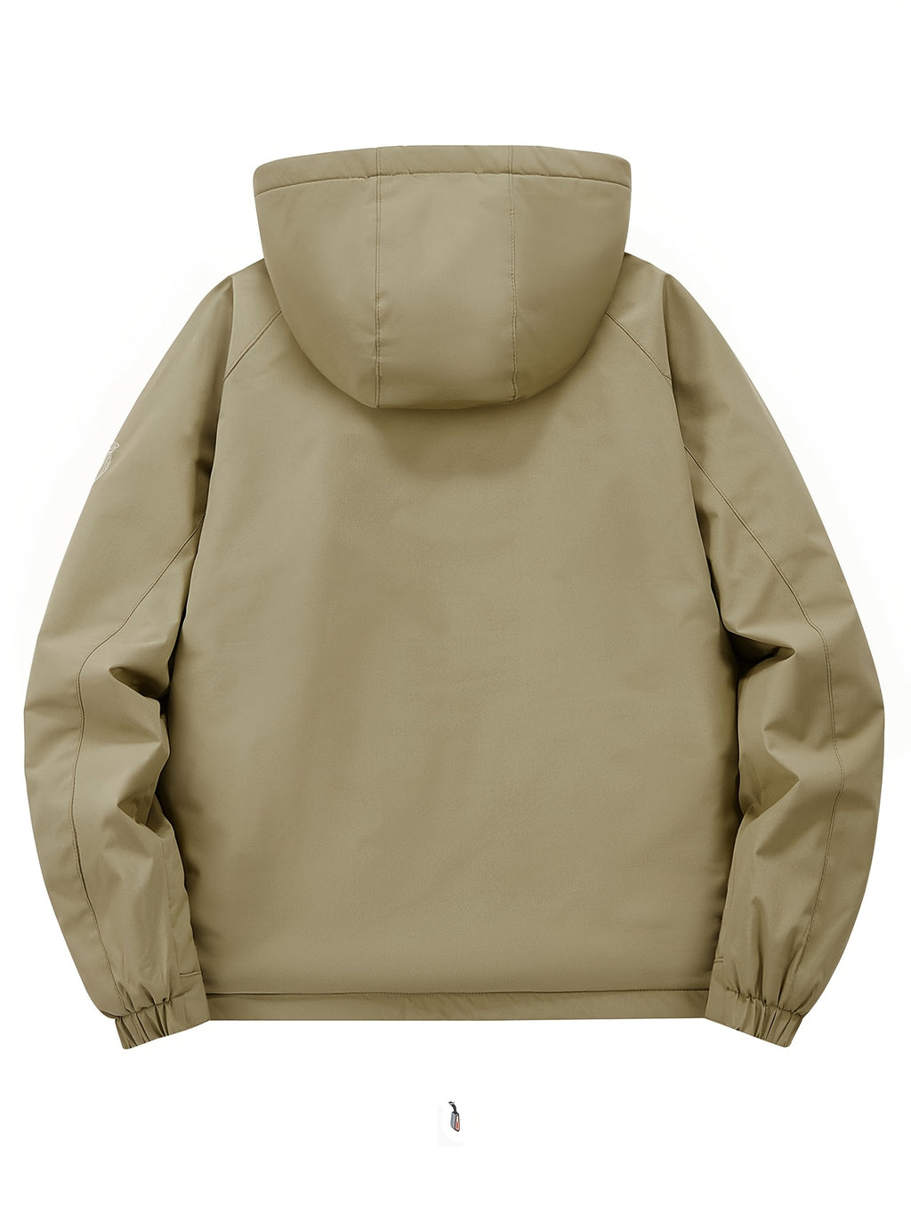 Veste pour homme, polaire, à capuche, kaki
