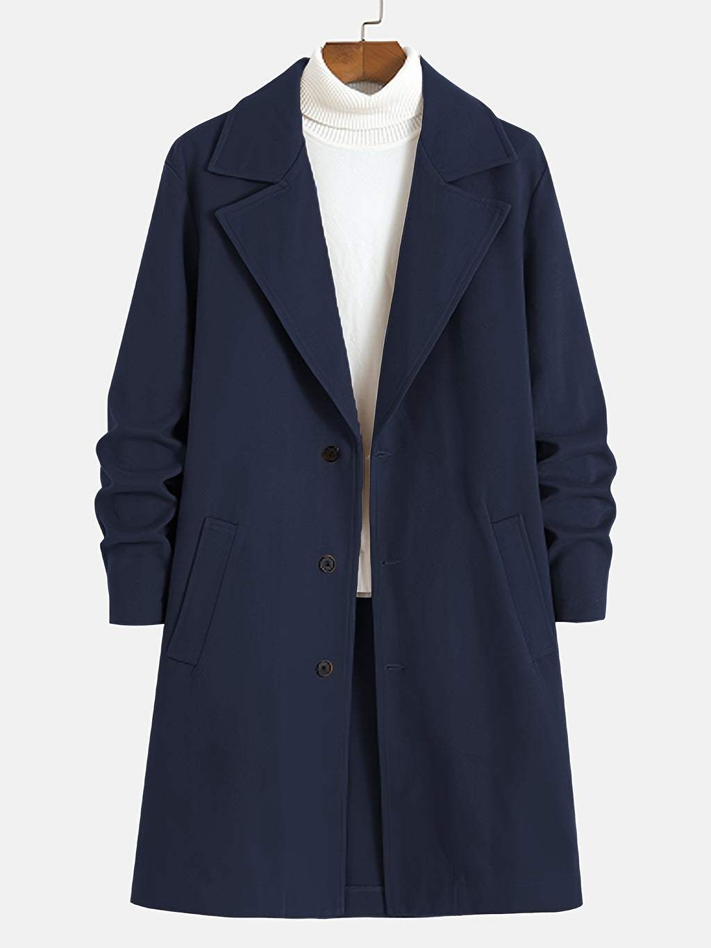 Veste, tweed, à revers, bleu marine, photo 19