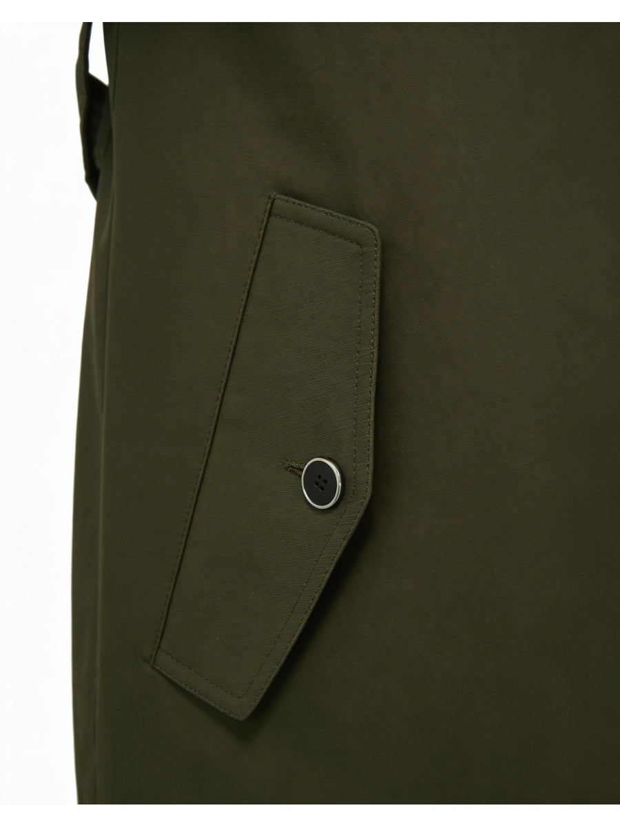 Trench, à revers, poche, détail du vêtement