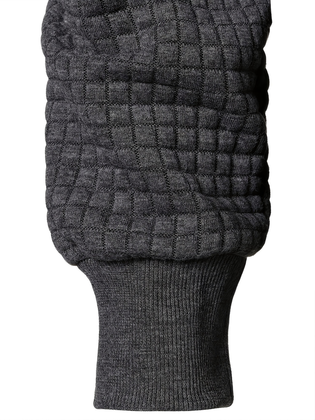Veste pour homme, à carreaux, à col montant