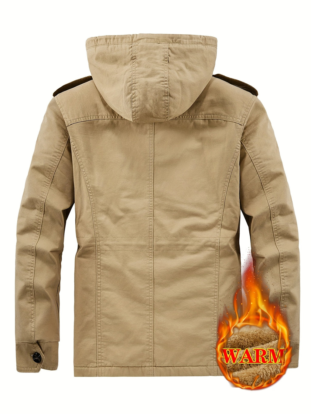Veste pour homme, polaire, à capuche, vert océan