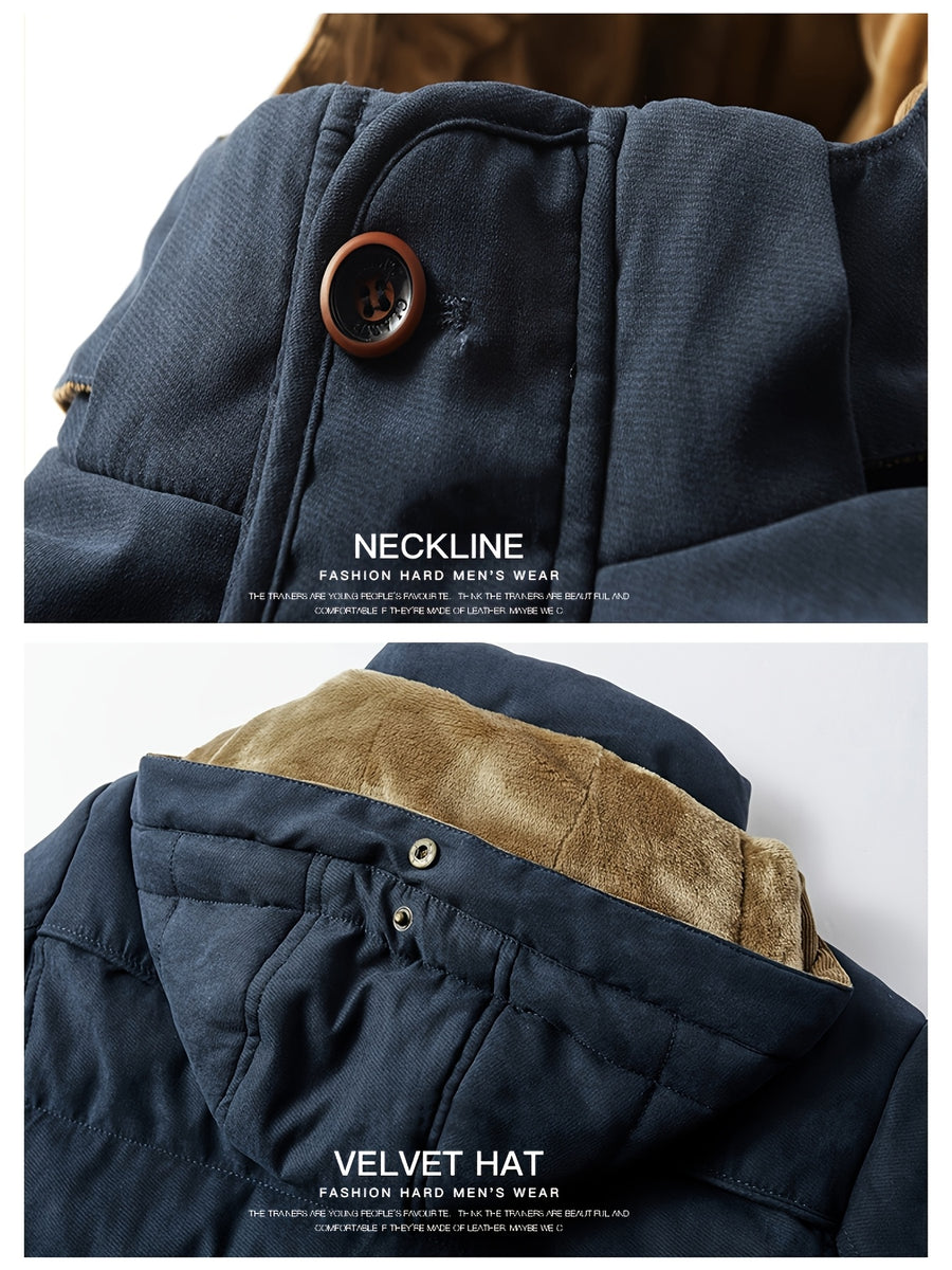 Veste matelassée, à capuche, vert fougère, détail du vêtement