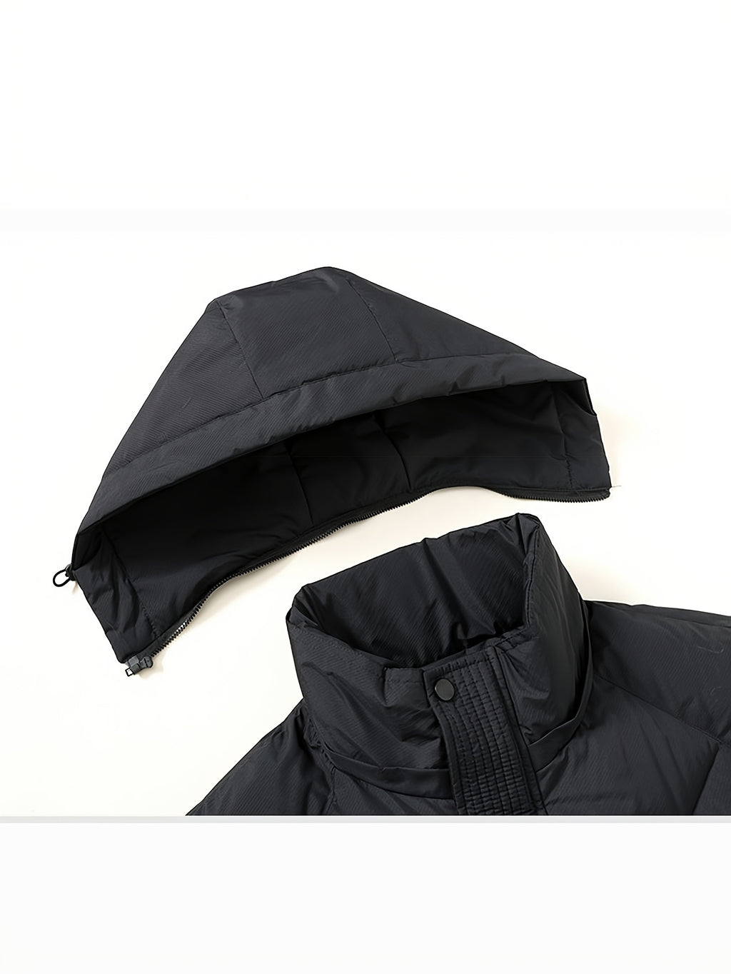 Veste matelassée pour homme, coupe-vent, à capuche