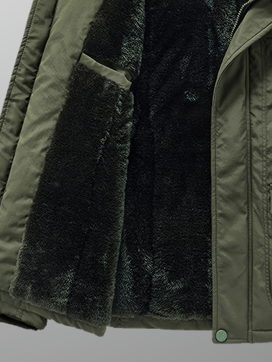 Veste, à capuche, modele 11, détail du vêtement