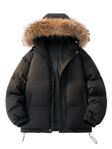 Veste matelassée, à capuche, gris vert