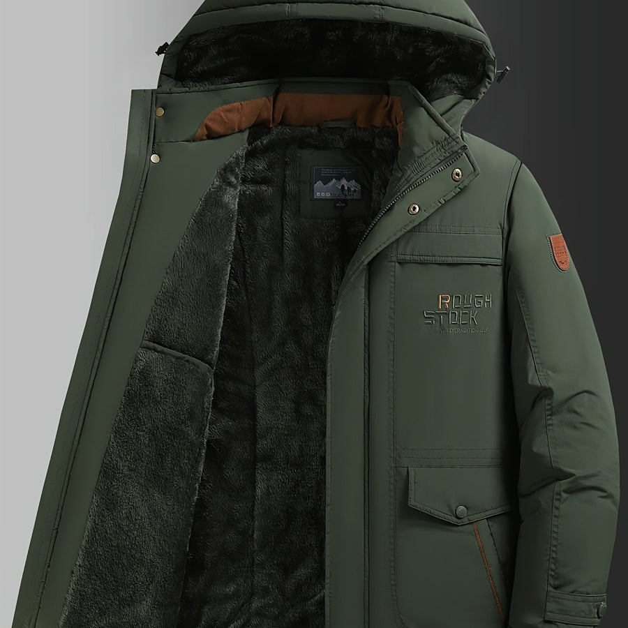 Veste, polaire, à col montant, coloris vert fougère