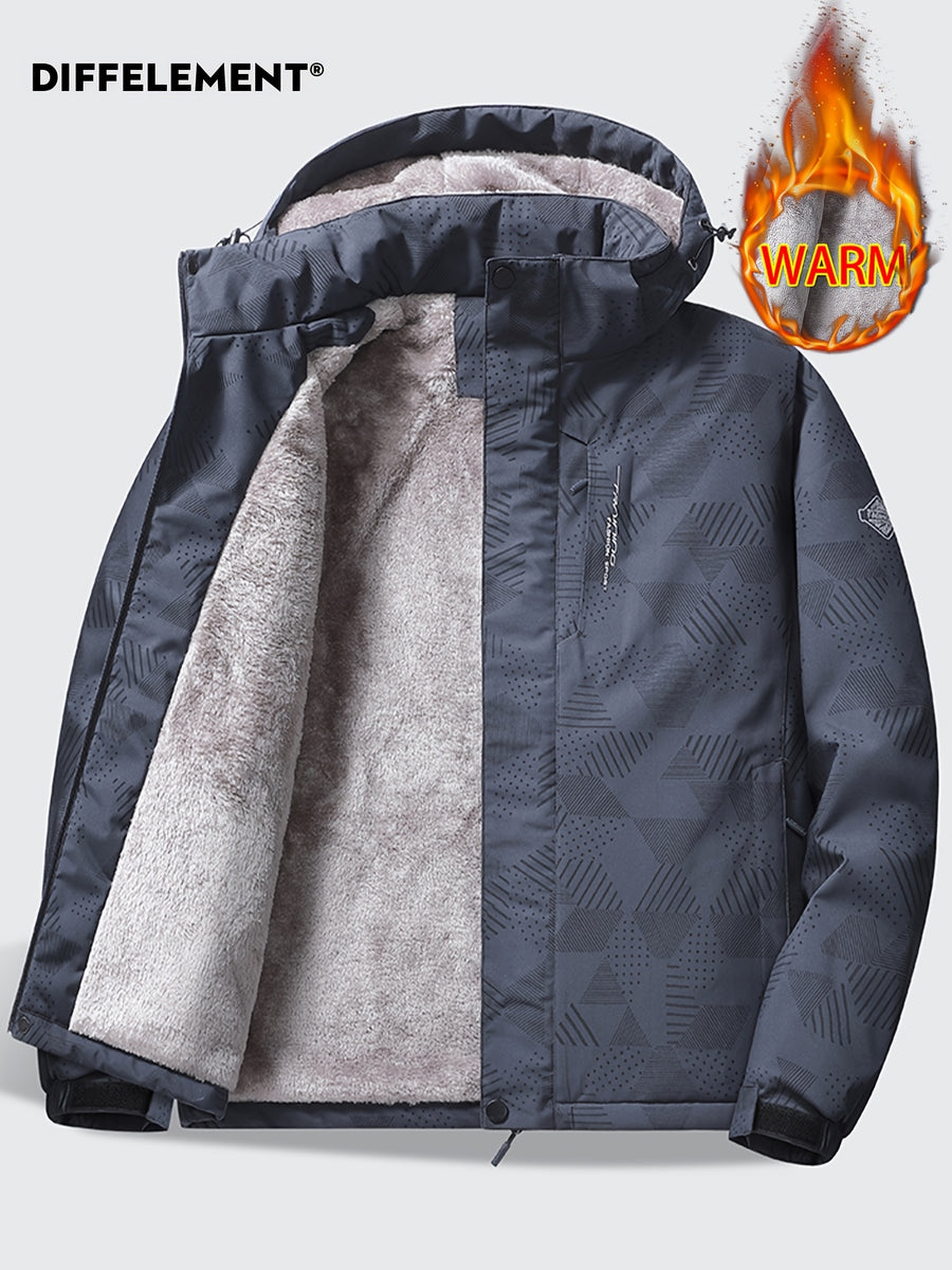 Veste, polaire, à capuche, noir, photo 14