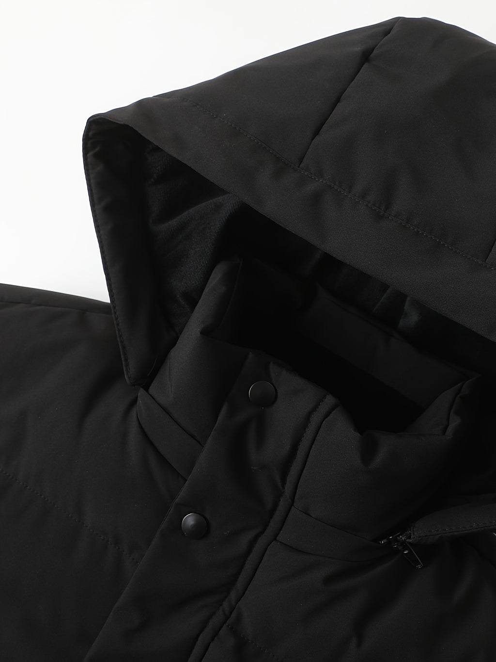 Manteau pour homme, velours, à capuche