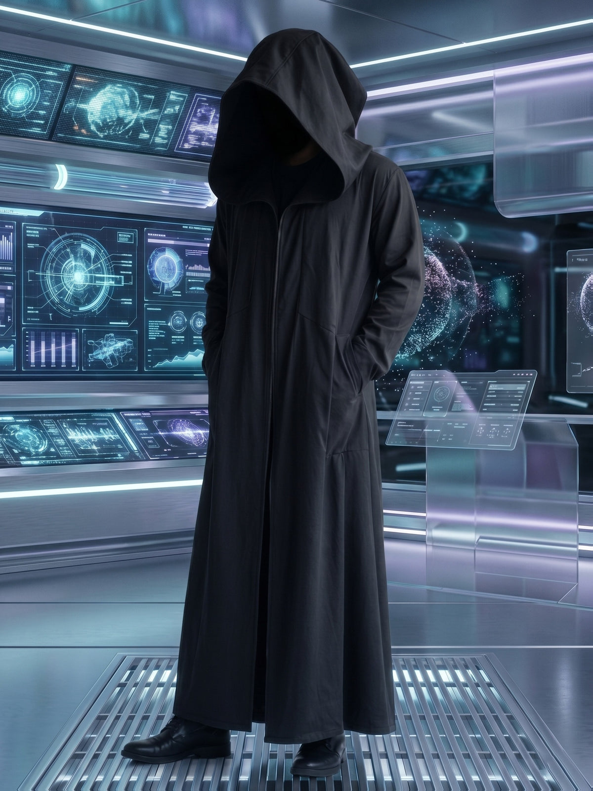 Manteau pour homme, à capuche, modele 3