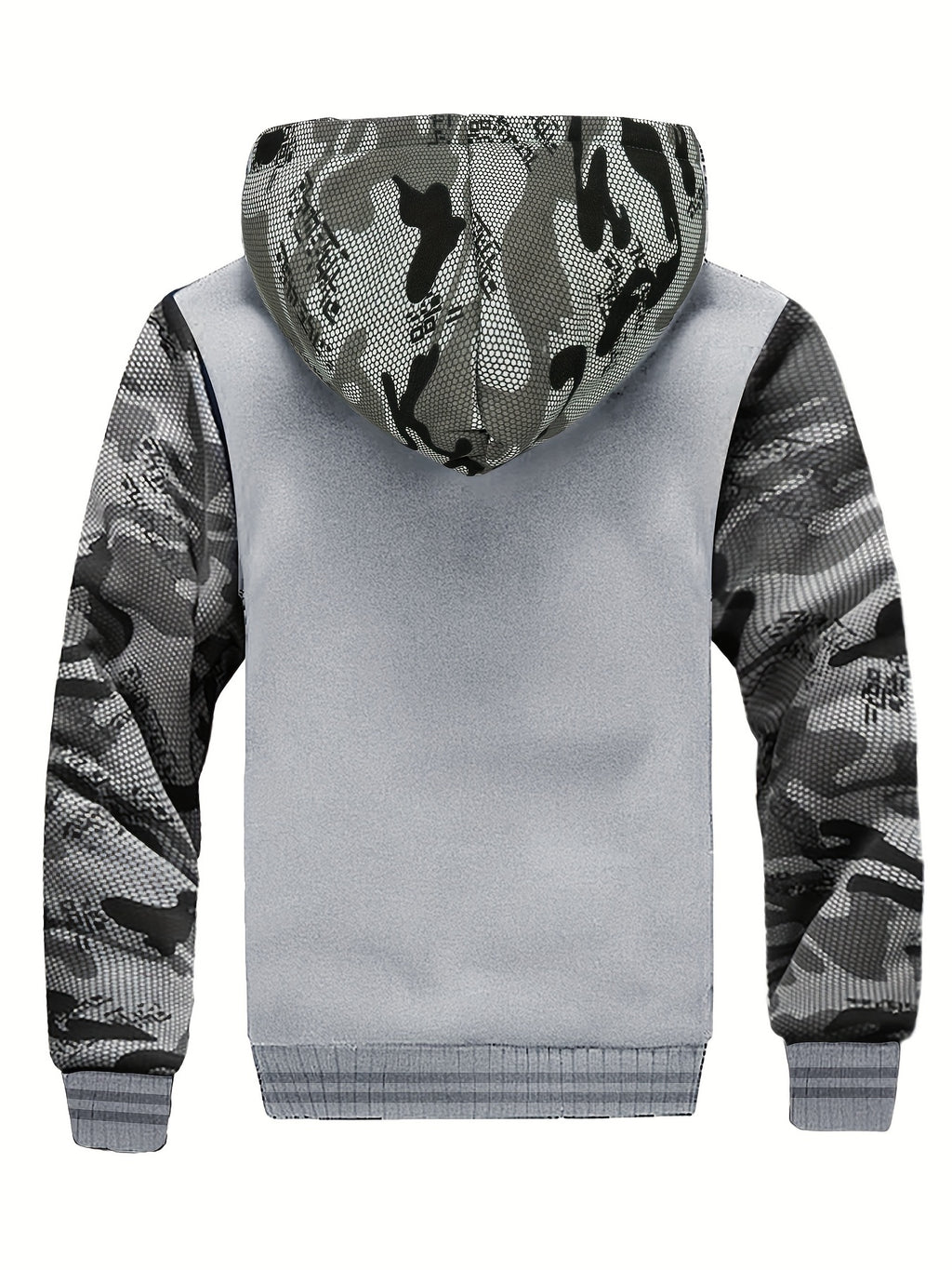 Veste, polaire, à capuche, graphite, photo 21
