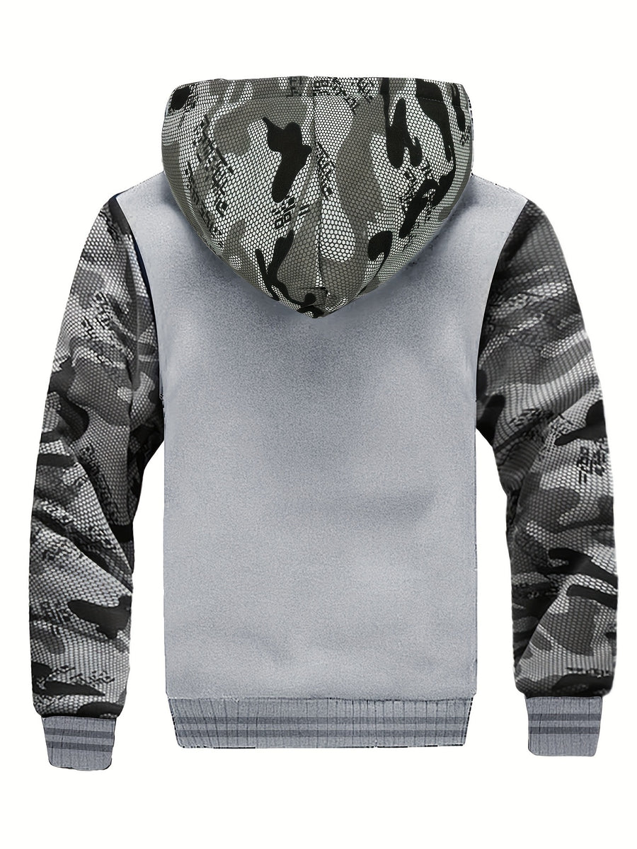 Veste, polaire, à capuche, graphite, photo 21