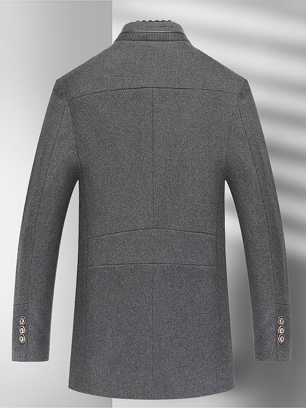 Veste en laine court pour homme, 55,4 % laine, tweed