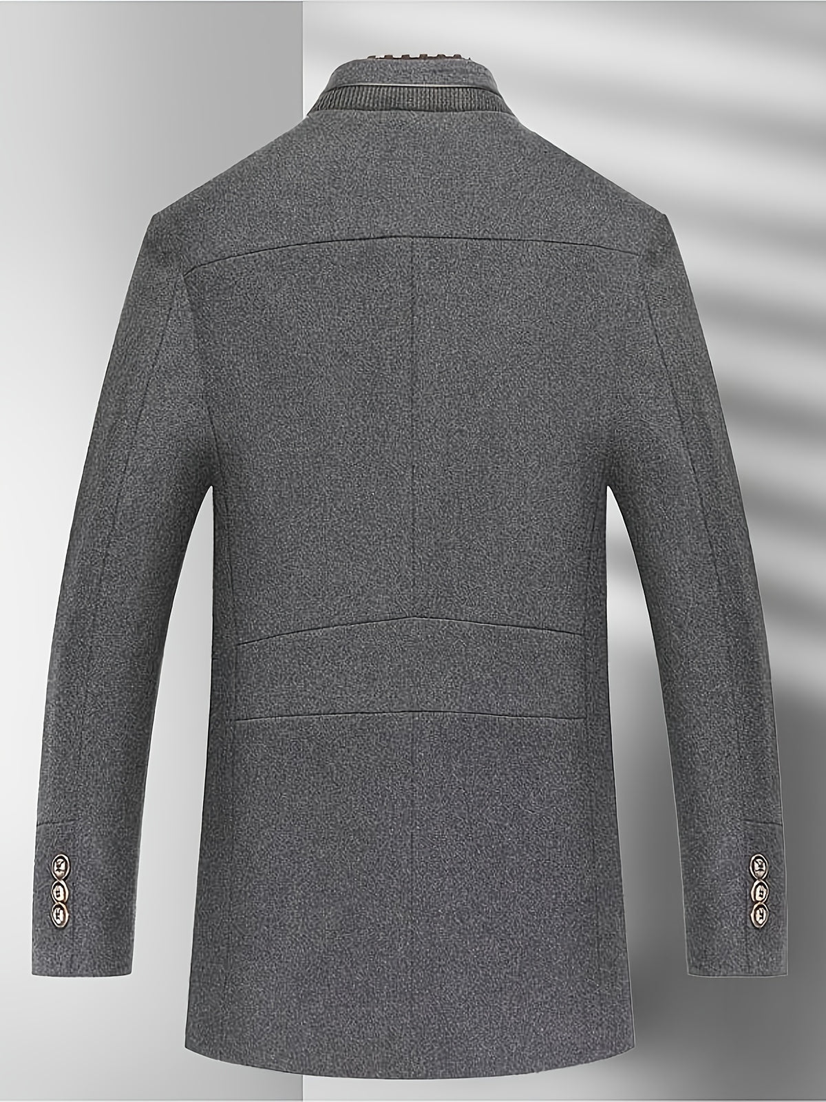 Veste en laine court pour homme, 55,4 % laine, tweed