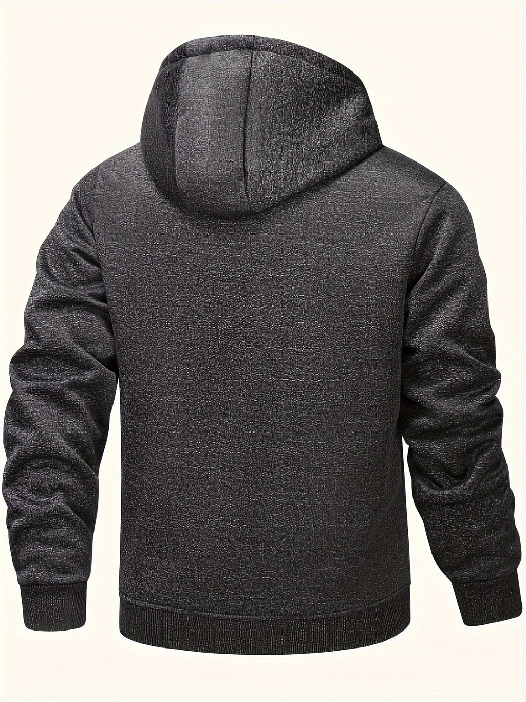 Veste pour homme, polaire, à capuche, 【rouge】