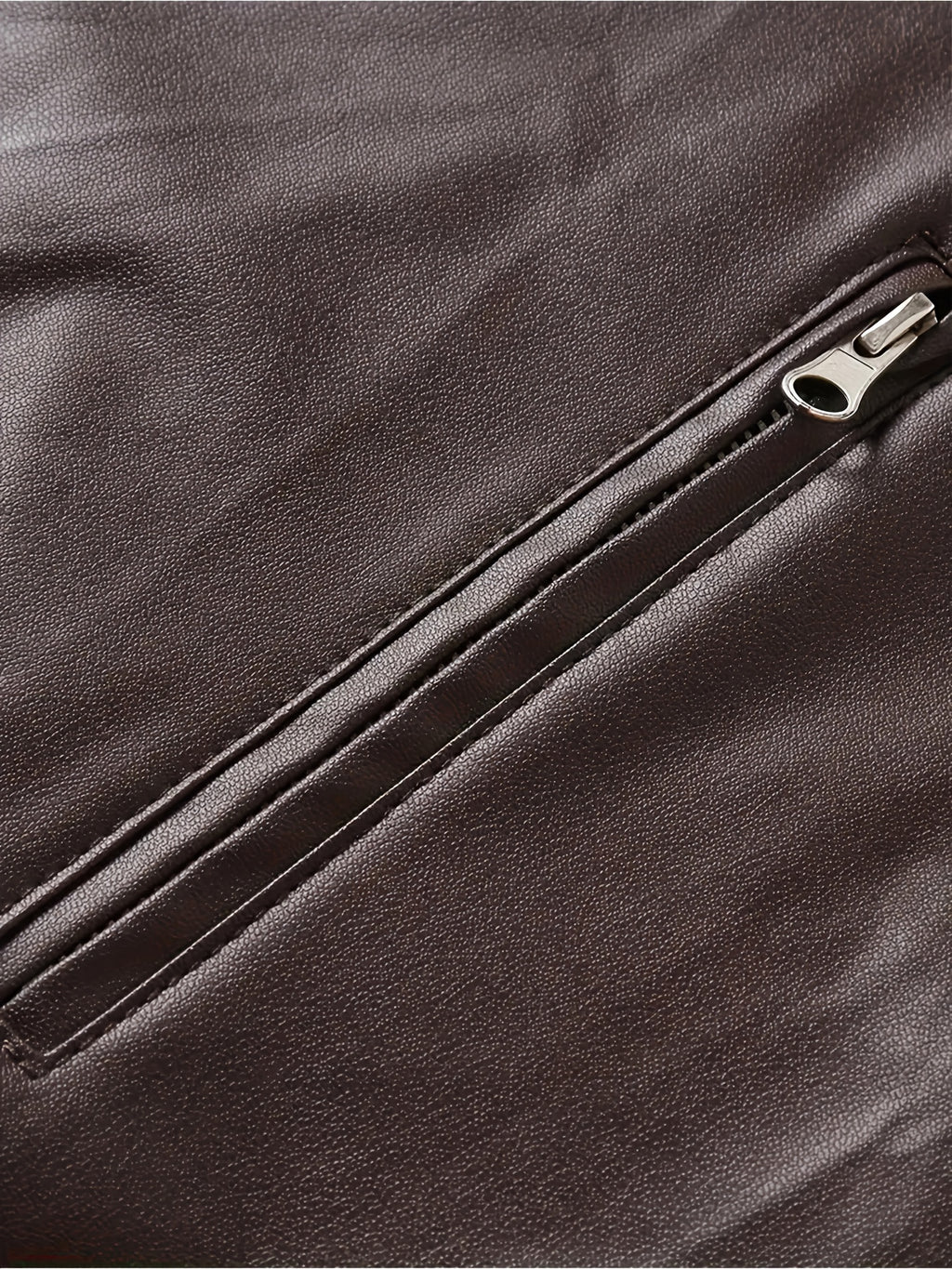 Veste long pour homme, à col montant