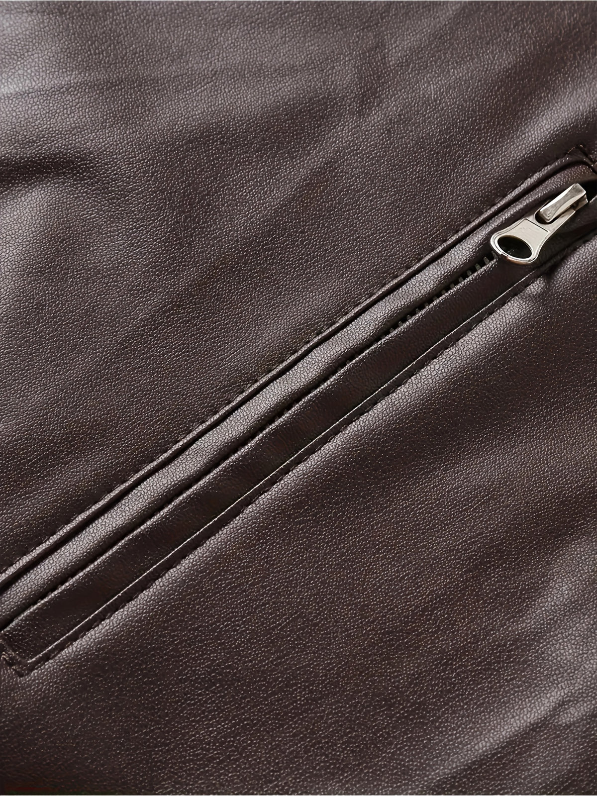 Veste long pour homme, à col montant