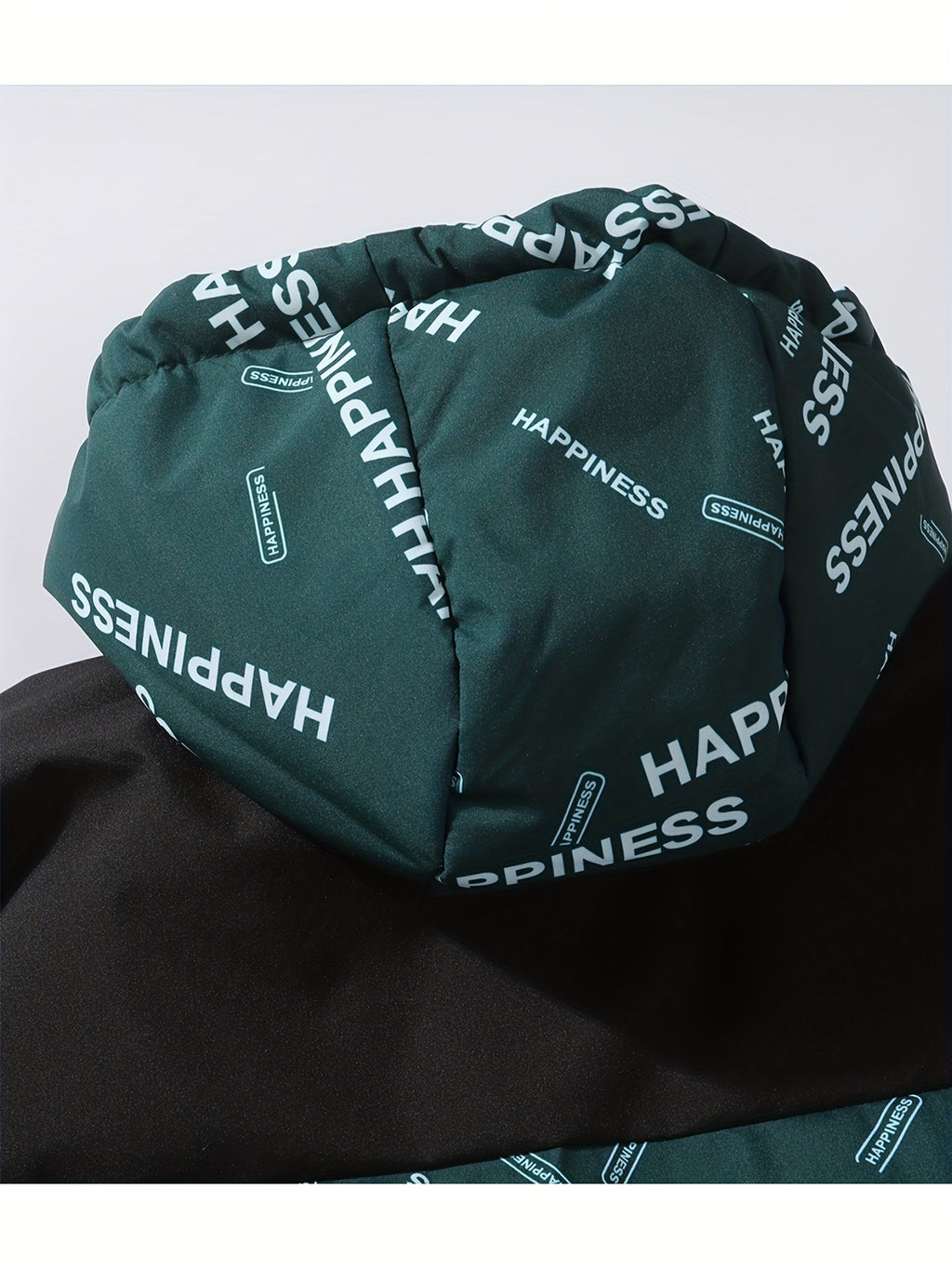 Veste matelassée pour homme, à capuche, vert
