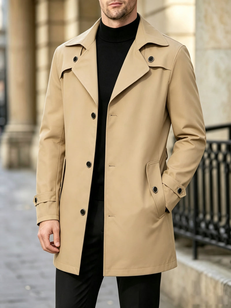 Trench, à revers, poche, photo 6