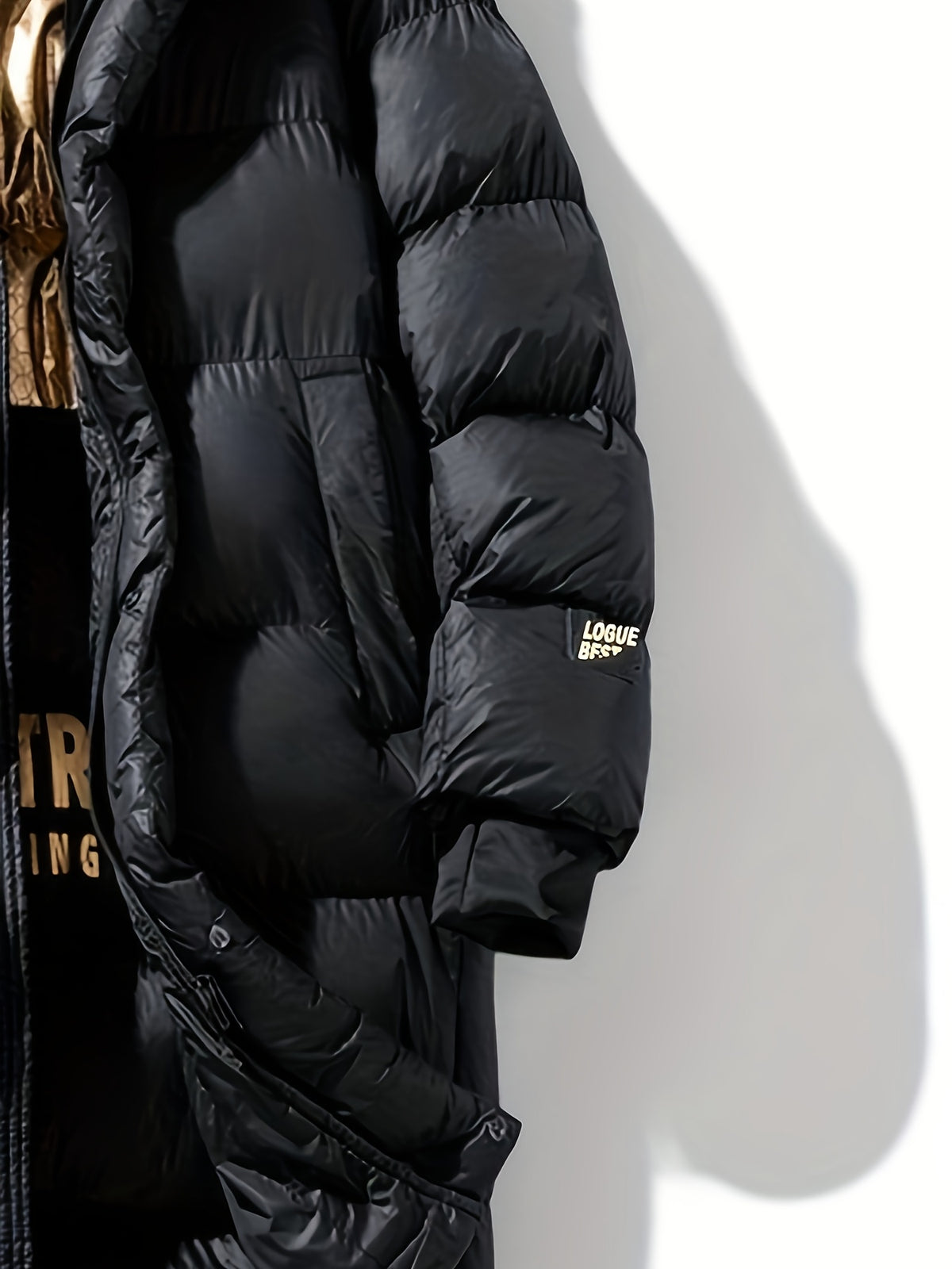 Veste long pour homme, à capuche, long