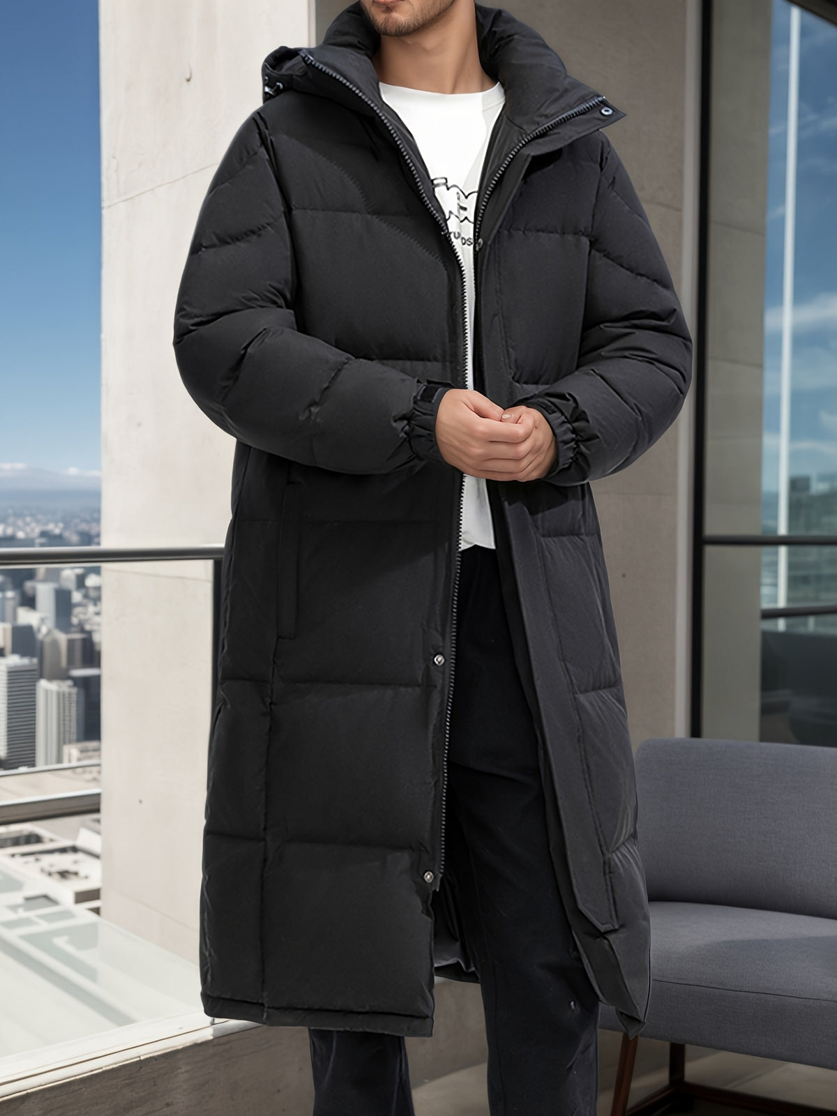 Veste matelassée pour homme, à capuche, modele 7