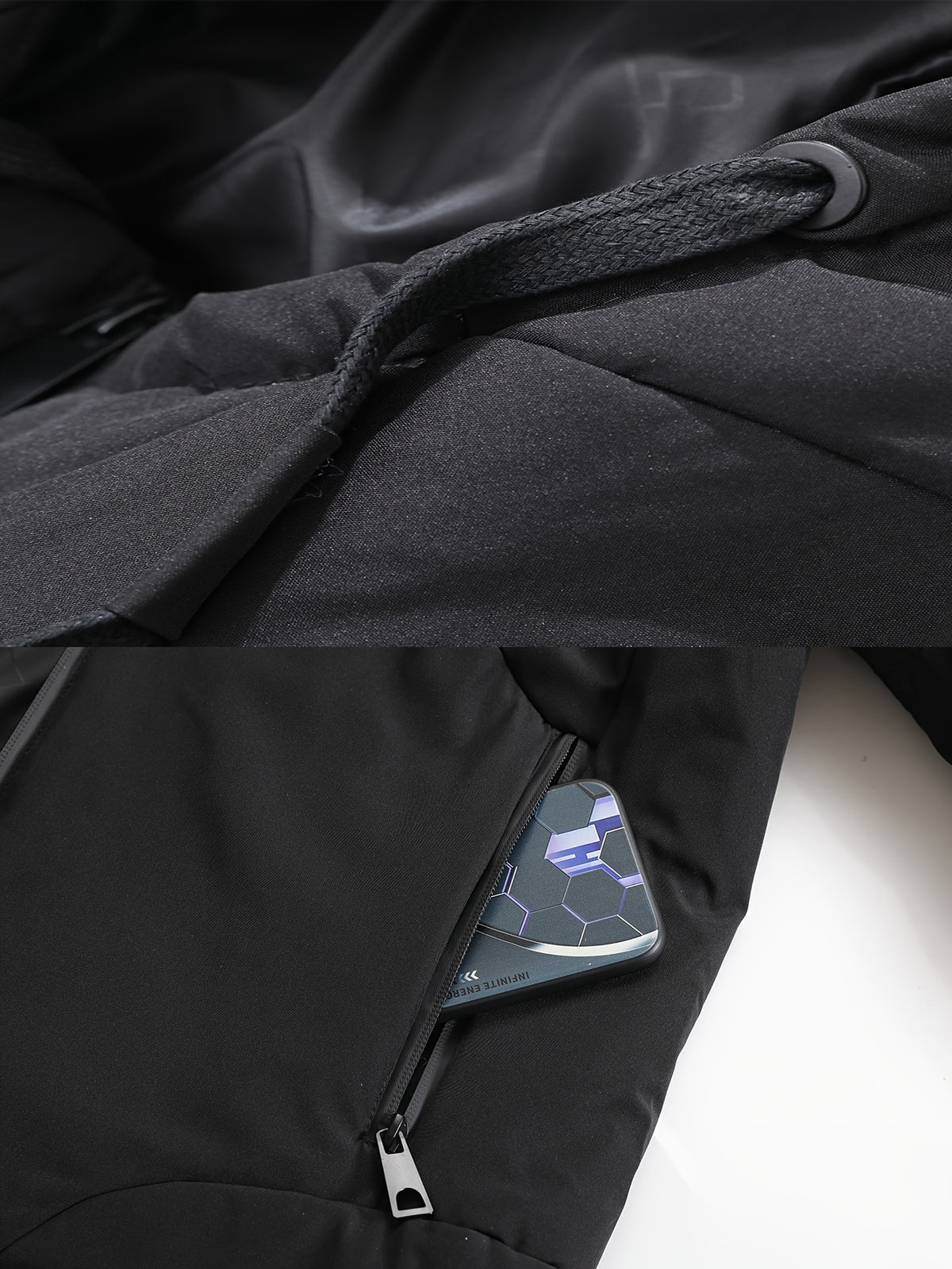 Manteau pour homme, à capuche, modele 4