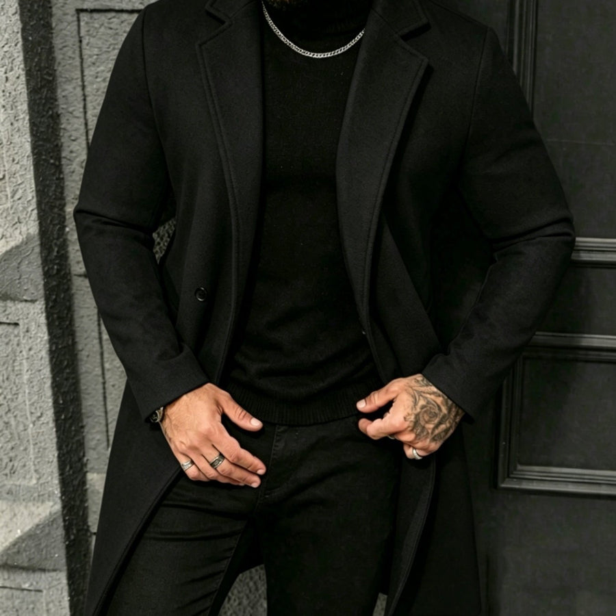 Trench, à revers, modele 4, coloris noir