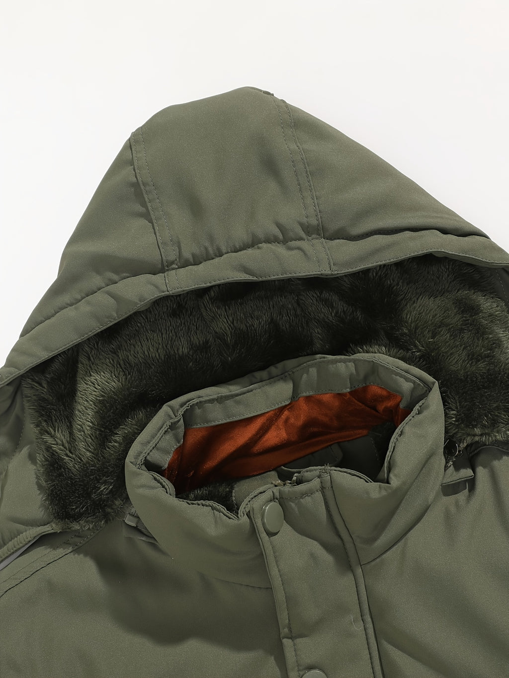 Veste long pour homme, coupe-vent, à capuche
