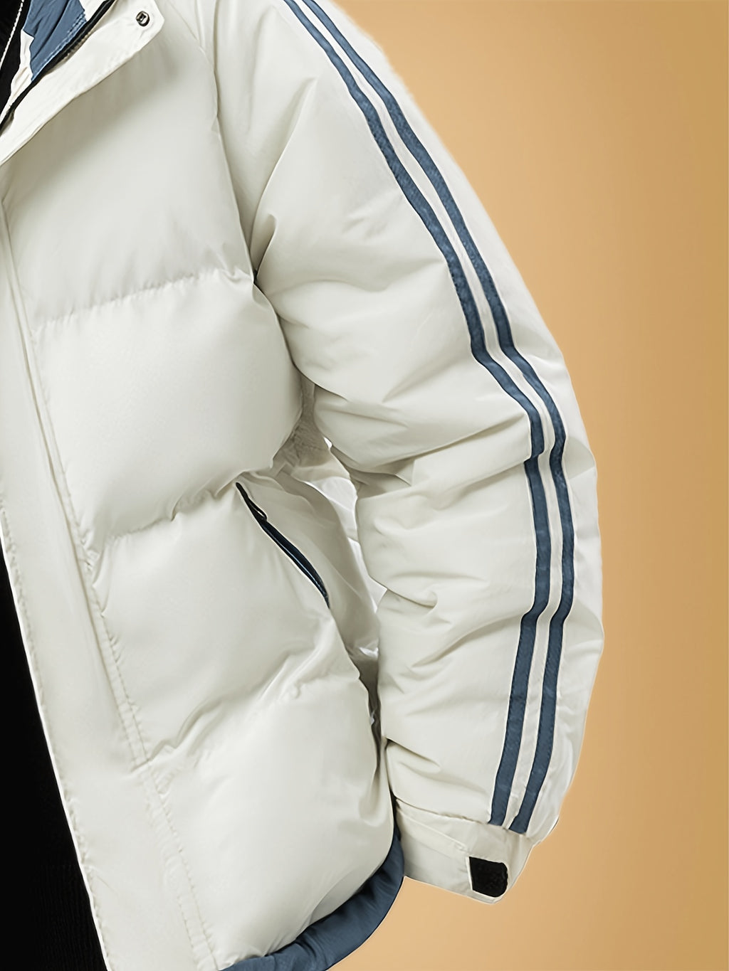 Manteau matelassé pour homme, à capuche, modele 7