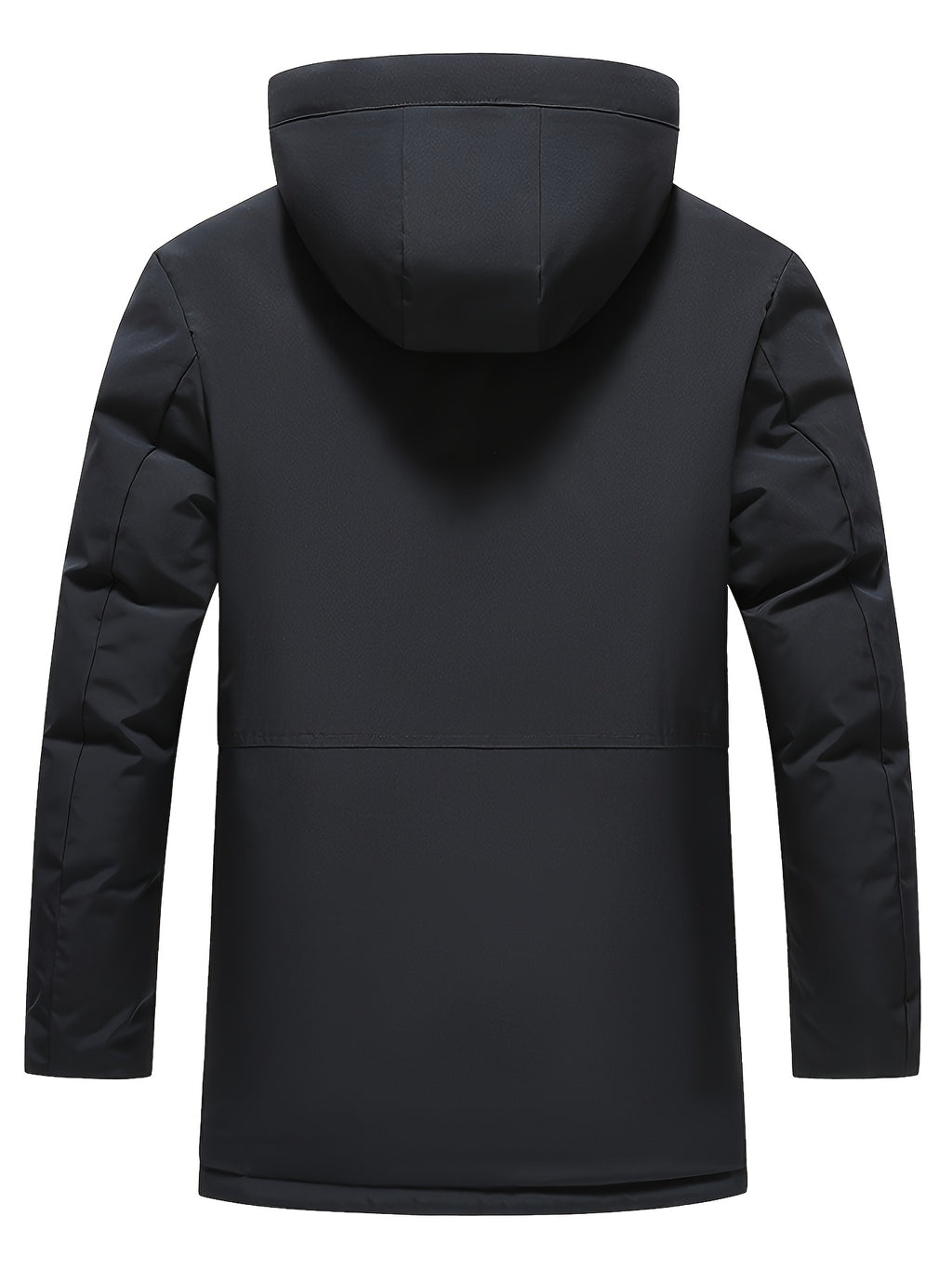 Parka matelassée pour homme, coupe-vent, à capuche, gris vert