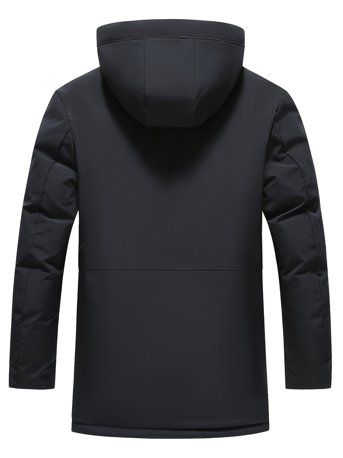 Parka matelassée pour homme, coupe-vent, à capuche, gris vert