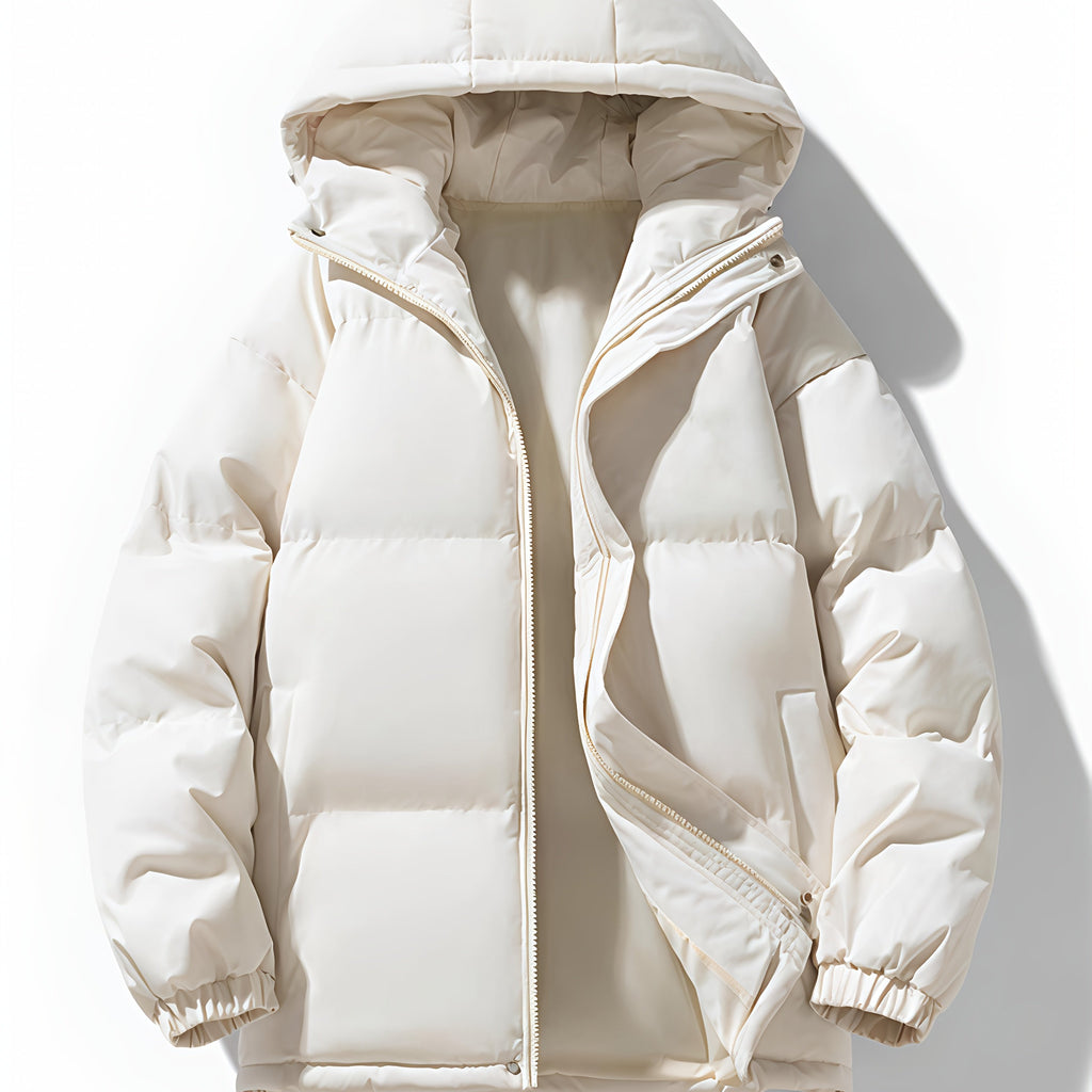 Veste, à capuche, matcha, coloris beige