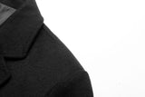 Trench en laine, 40 % laine, tweed, noir, photo 4