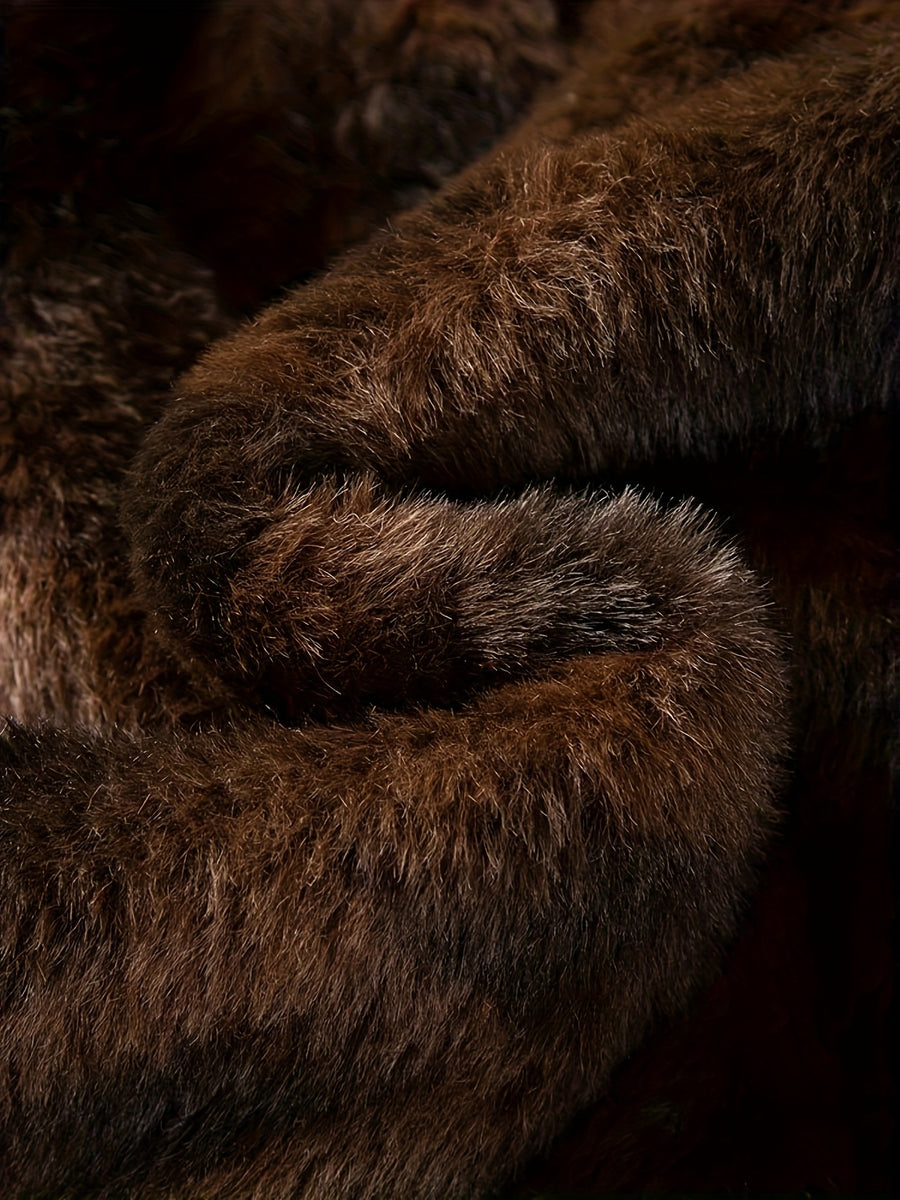 Veste long, tweed, à revers, photo 13