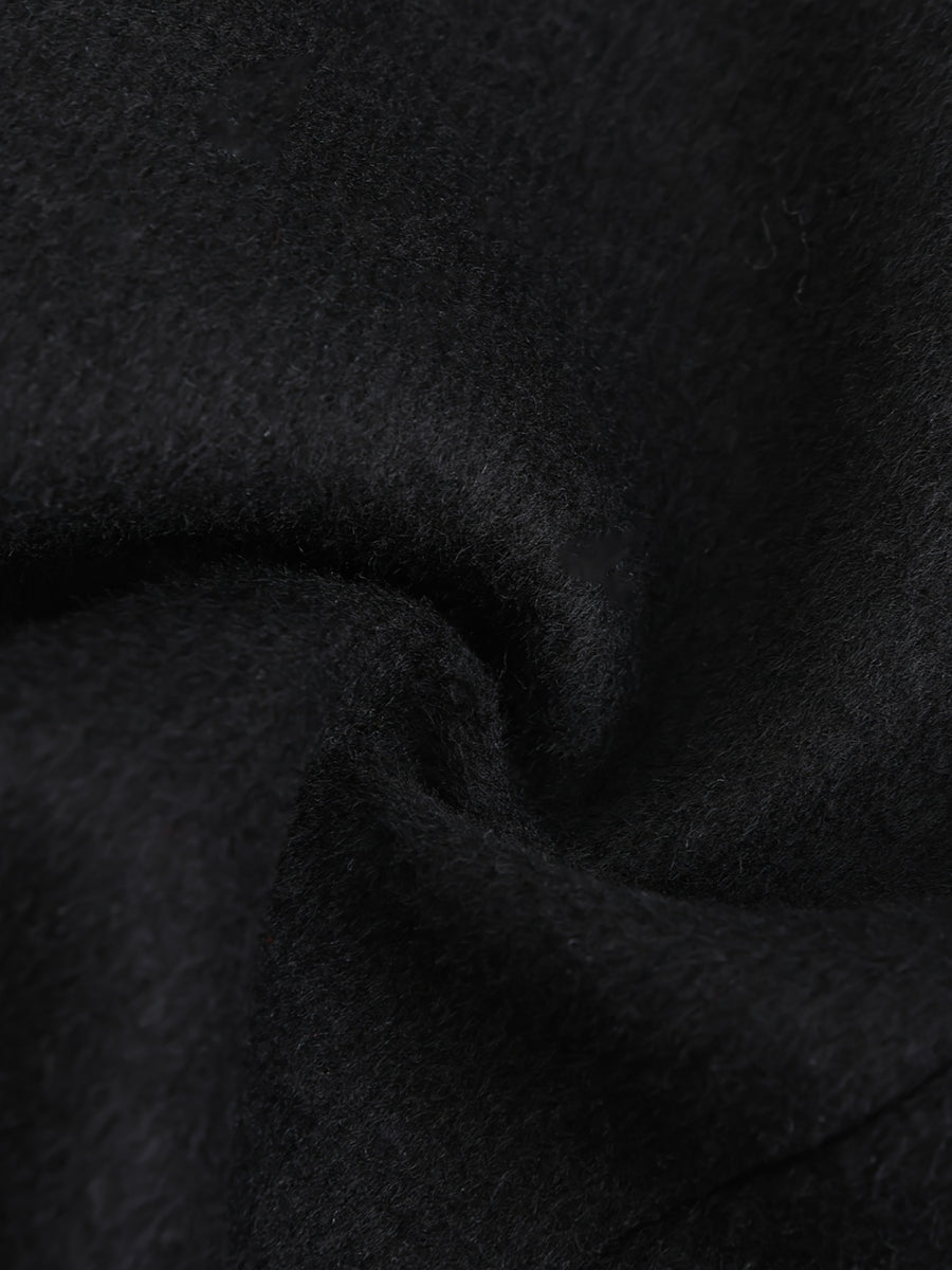 Manteau en laine, 35 % laine, tweed, détail du vêtement