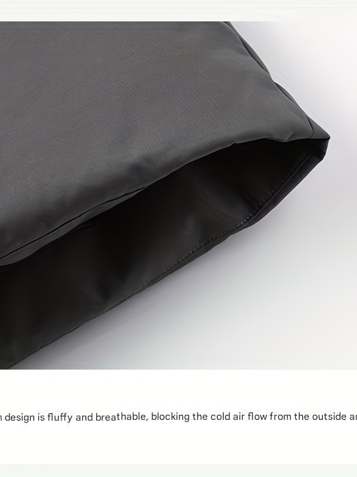 Manteau matelassé pour homme, à capuche, noir et blanc