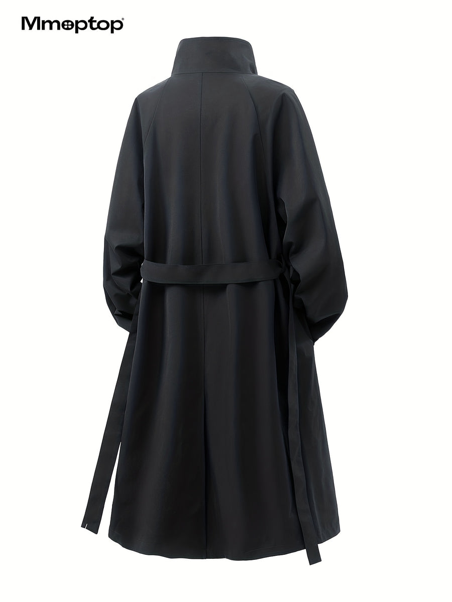 Manteau long, à col montant, photo 11