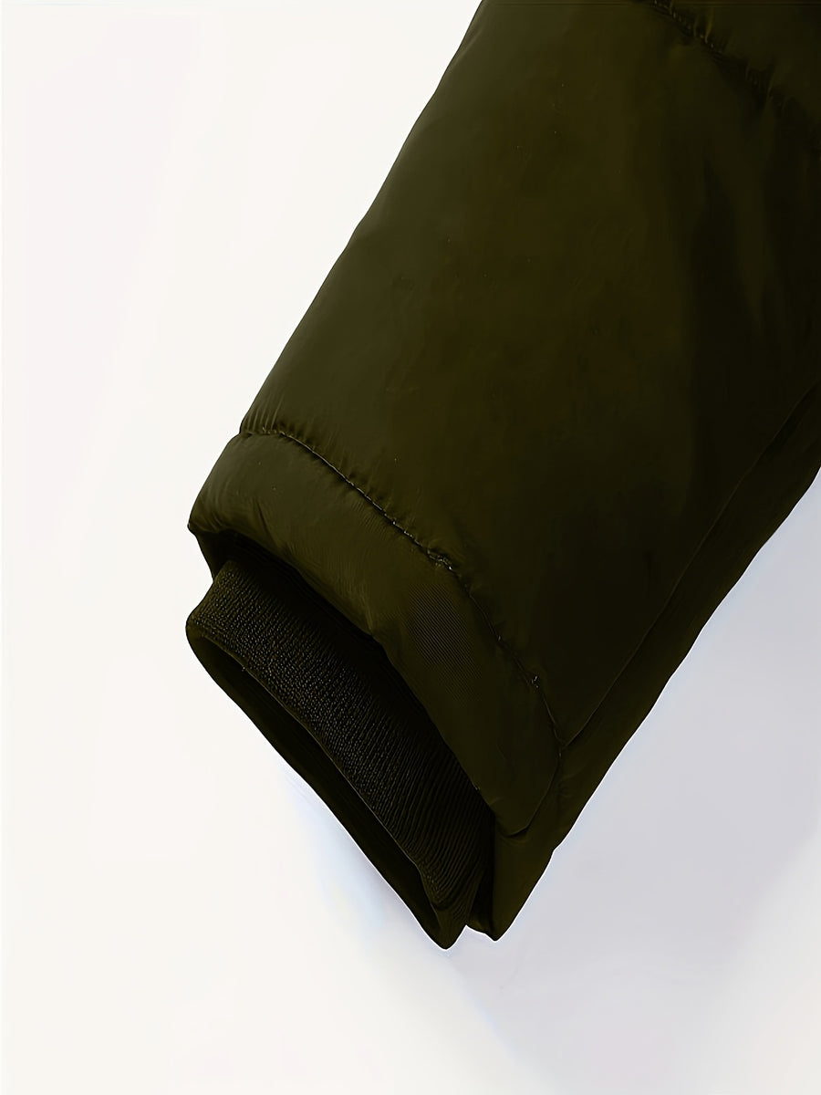 Manteau, grandes tailles, à capuche, olive, photo 22