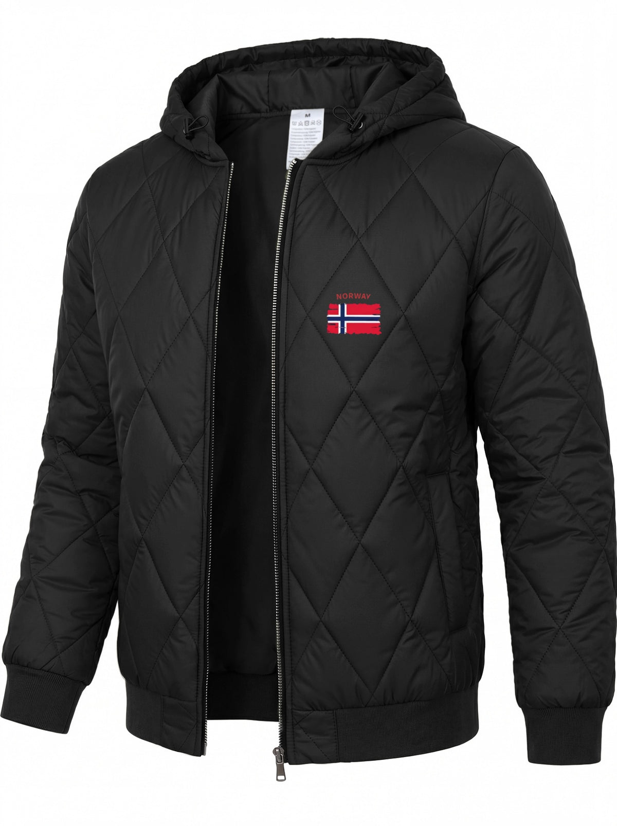 Veste pour homme, à capuche, gris