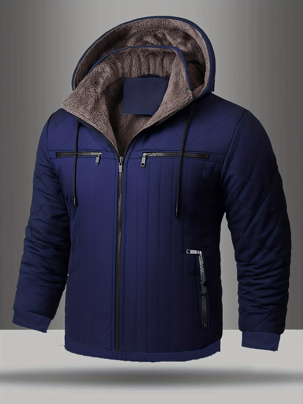 Veste pour homme, polaire, à capuche