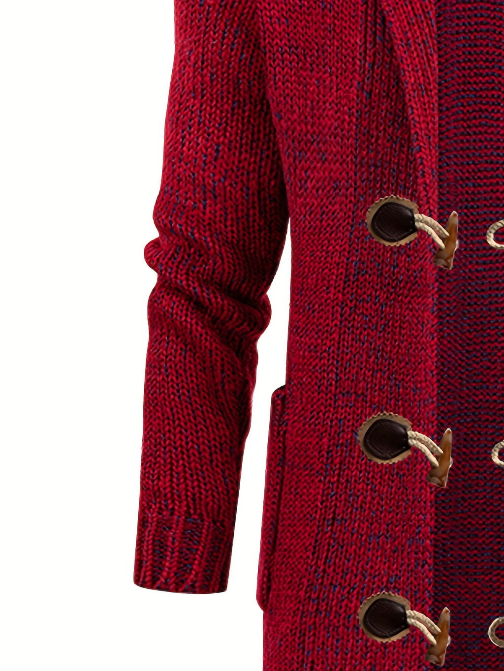 Veste pour homme, à capuche, bourgogne