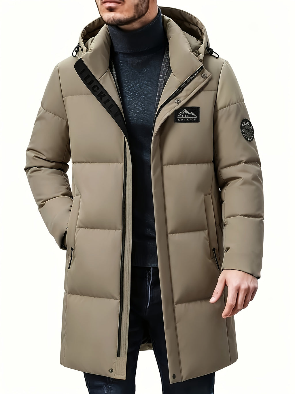 Veste pour homme, à capuche, rouge
