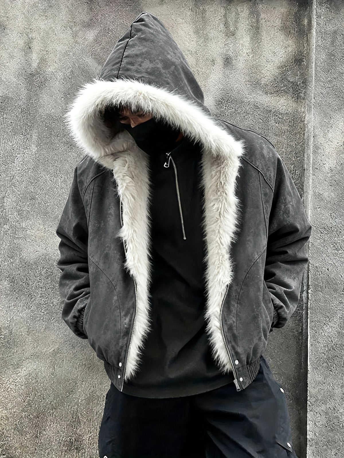 Veste pour homme, à capuche, modele 2