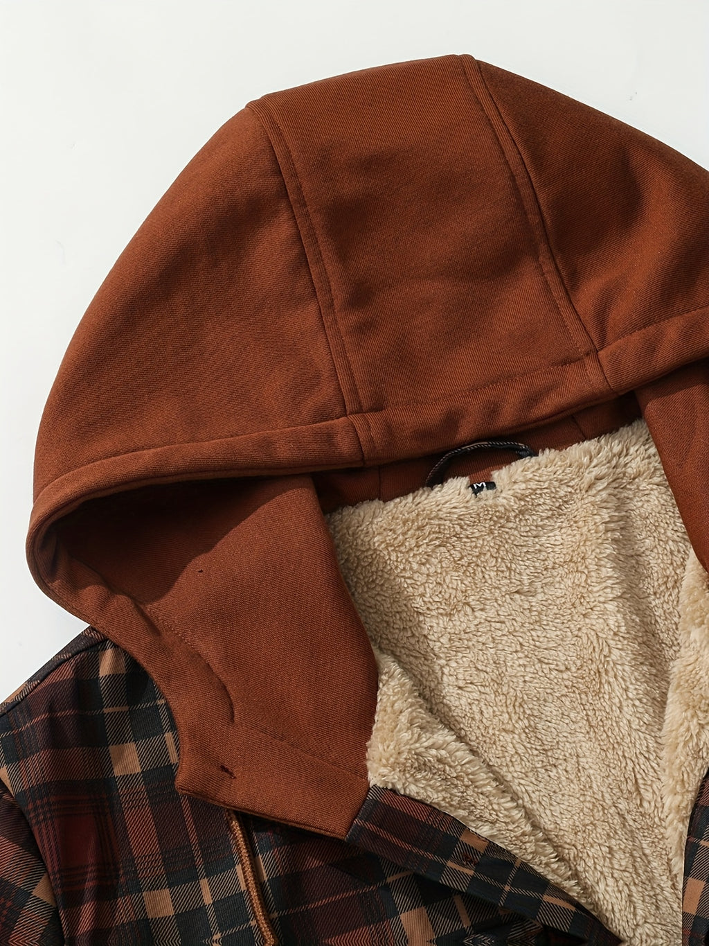 Veste pour homme, patchwork, à capuche, noir