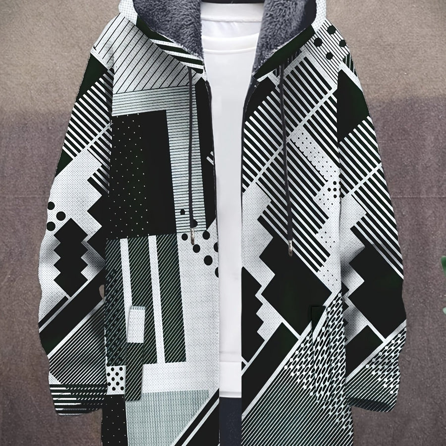 Manteau long, coloris noir