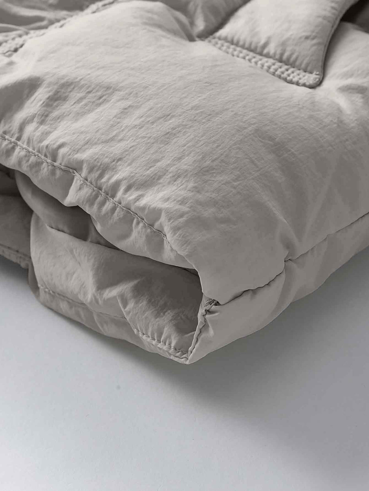 Veste matelassée pour homme, à col montant, blanc