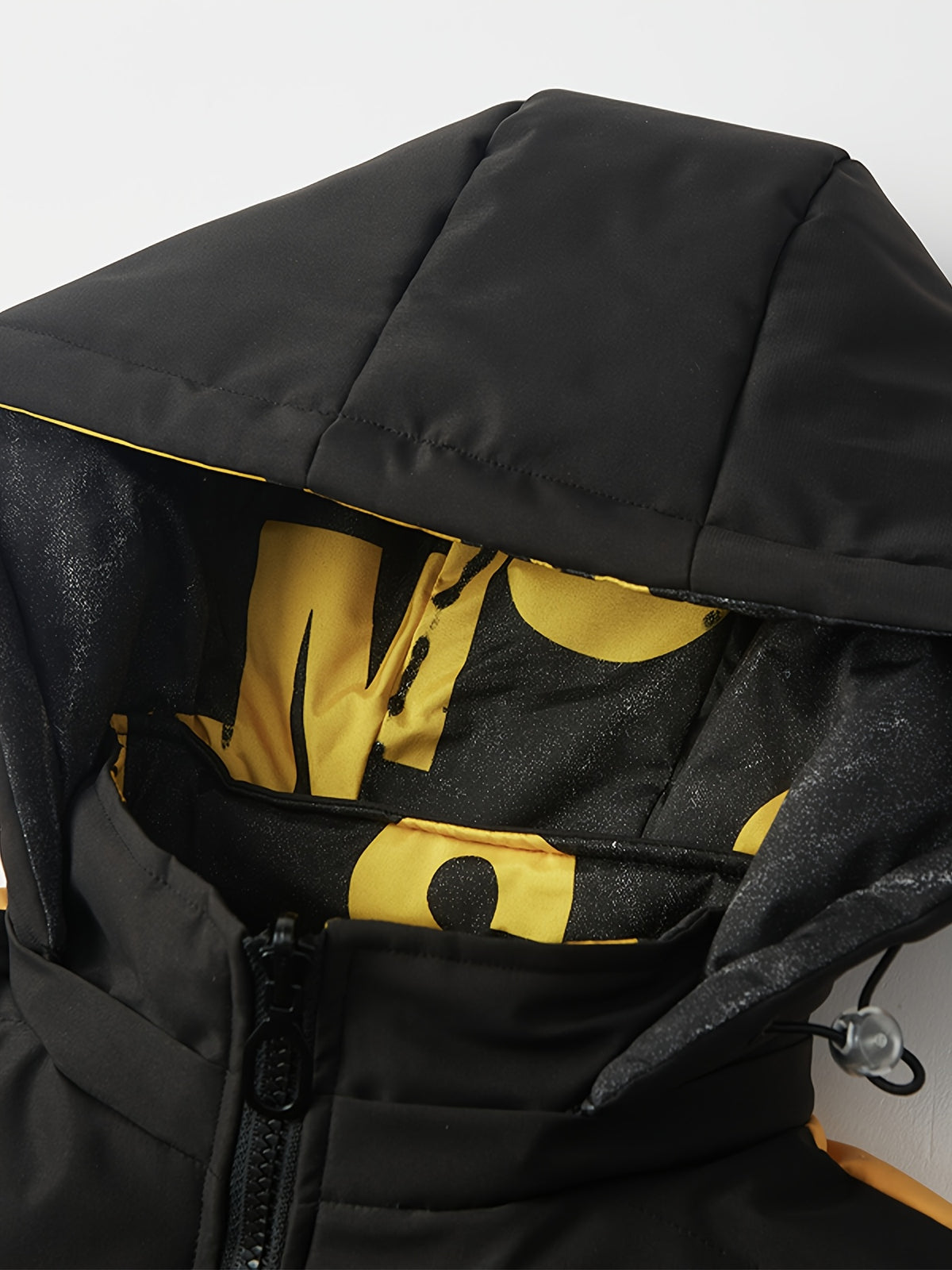Manteau matelassé pour homme, réversible, à capuche