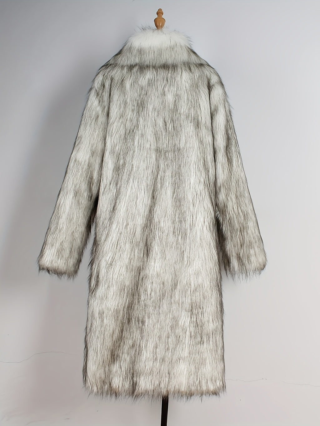 Manteau en fausse fourrure pour homme